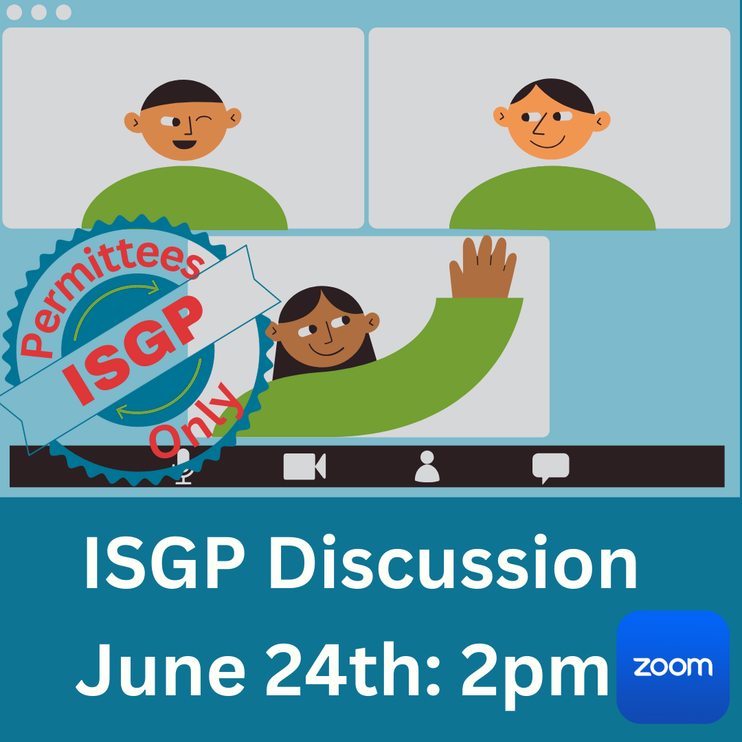 ISGP Discussion June 24th 2 pm